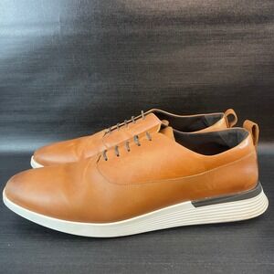 Wolf & Shepherd Crossover Longwing Mens Size 14 Brown Leather Derby Dress Shoes